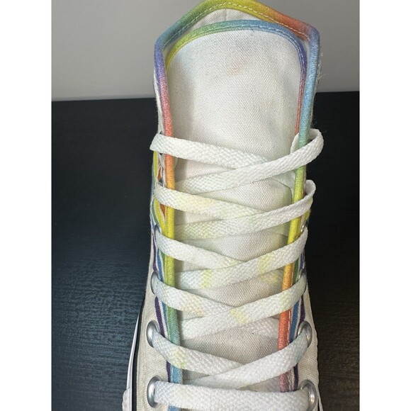 Converse All Star Chuck Taylor High Top Men’s 6 Women’s 8 Rainbow Pride #1075 - Picture 12 of 16